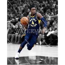 DU344 Victor Oladipo Indiana Pacers Dribbles Spotlight Photo