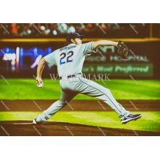 DX171 Clayton Kershaw Los Angeles Dodgers InAction Oil Painting Photo