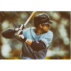 DX188 Evan Longoria Tampa Bay Rays Loaded Oil Painting Photo