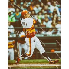 DX214 George Springer Houston Astros Rookie Bomb Oil Painting Photo