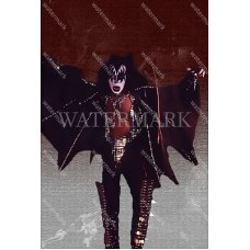 EF315 Gene Simmons KISS Spreads Wings Photo