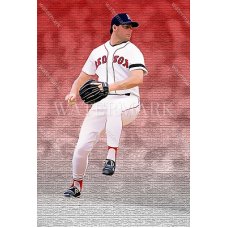 EF359 Roger Clemens 21 K's Boston Red Sox Photo