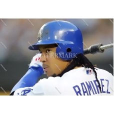 RZ84 Manny Ramirez LA Dodgers On Deck POPArt Photo
