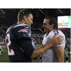 GM632 Tom Brady New England Patriots - Drew BreesSaints Photo