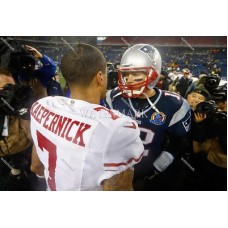 GM641 Tom Brady New England Patriots - Colin Kaepernick 49ers Photo