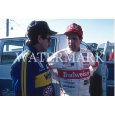 AK809 DARRYL WALTRIP & DALE EARNHARDT NASCAR Photo