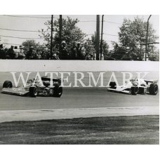 AL322 A.J. FOYT vs JOHNNY RUTHERFORD Indianapolis 500 Photo