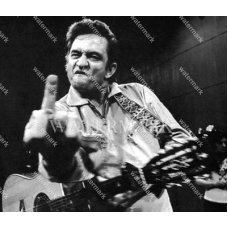 BL720 Johnny Cash The Finger Photo