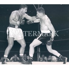 AF520 Rocky Marciano v Harry Matthews Boxing 1952 Photo