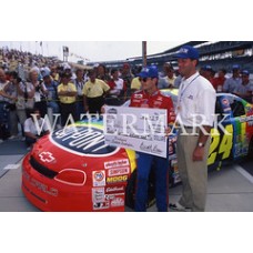 AG491 Jeff Gordon nascar car 24 winnings check Photo