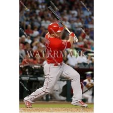 RW770 Mike Trout  Los Angeles Angels Hit POPArt Photo