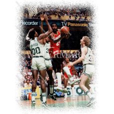 RT15 Moses Malone Rockets drives vs Celtics Photo