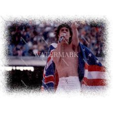 RT5 Mick Jagger Rolling Stones with Flags Photo
