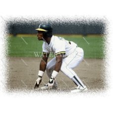 RT68 RICKEY HENDERSON Oakland A's ready to steal Photo