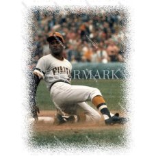 RT75 Roberto Clemente Hard Slide Into Home Pittsburgh Pirates Photo
