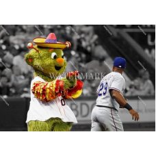 RV327 Adrian Beltre Texas Rangers Astros Mascot Photo