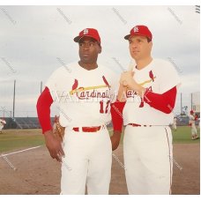 RW612 KEN BOYER BILL WHITE St. Louis Cardinals POPArt Photo