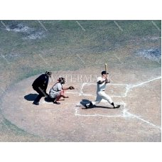 RW764 MICKEY MANTLE New York Yankees SLAMS ONE POPArt Photo