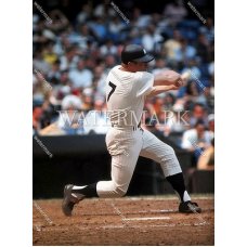 RW766 MICKEY MANTLE Yankees MICK'S MIGHTY CUT POPArt Photo
