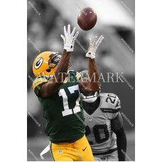 CV193 Davante Adams Green Bay Packers Deep Catch Spotlight Photo