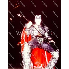 CV725 Gene Simmons of Kiss Rock Roll Music Guitar Solo Photo