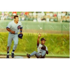RS97 Joe Girardi Chicago Cubs & Tony Fernandez Padres Out Etched Photo
