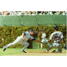 RS85 Fred McGriff San Diego Padres Steals 2nd Etched Photo