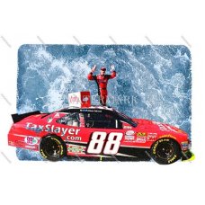 CY403 Kevin Harvick driver of the #88 taxslayer WaterColor Photo