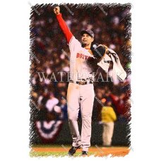CW153 Mike Lowell Boston Red Sox Champs Etched Photo