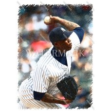 CW16 Aroldis Chapman New York Yankees Delivers Etched Photo
