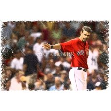 CW161 Mike Lowell Boston Red Sox Tosses Hat Etched Photo