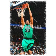 CW182 Rasheed Wallace Boston Celtics Dunk Etched Photo