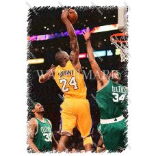 CW183 Rasheed Wallace Celtics Kobe Bryant Lakers Etched Photo