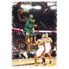 CW197 Ray Allen Boston Celtics Above The Rim Etched Photo