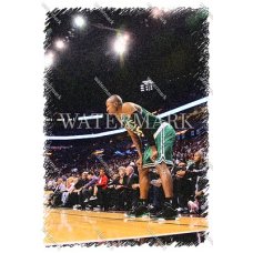 CW212 Ray Allen Boston Celtics In Corner Etched Photo