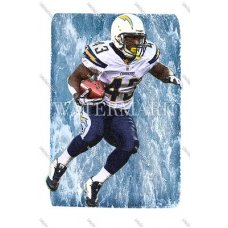 CX1040 Darren Sproles San Diego Chargers In Traffic WaterColor Photo