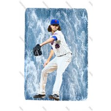 CX1093 Jacob deGrom New York Mets Rookie WaterColor Photo
