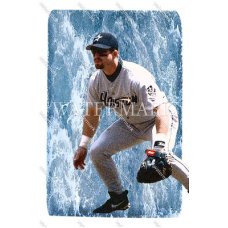 CX1096 Jeff Bagwell astros ready pose WaterColor Photo