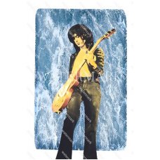 CX1099 Jimmy Page Solo Led Zeppelin Rock Music WaterColor Photo
