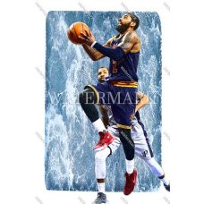 CX1137 Kyrie Irving Cleveland Cavaliers Drives WaterColor Photo