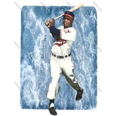 CX1138 LARRY DOBY Indians WaterColor Photo