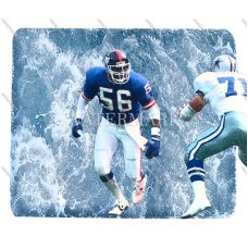 CX1141 Lawrence Taylor NY Giants Action WaterColor Photo