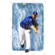 CX1160 Matt Harvey New York Mets Game Action WaterColor Photo