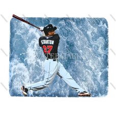 CX1181 Mike Giancarlo Stanton Miami Marlins Rookie Year WaterColor Photo