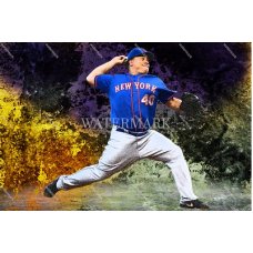 CX512 Bartolo Colon New York Mets Fastball Marbleized Photo