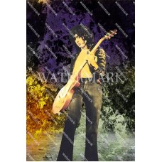 CX599 Jimmy Page Solo Led Zeppelin Rock Music Marbleized Photo