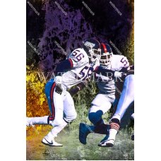 CX640 Lawrence Taylor NEW YORK GIANTS Marbleized Photo