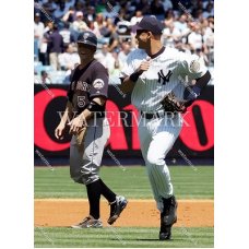D224 David Wright NY Mets Derek Jeter Yankees POPArt Photo