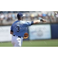 D255 Evan Longoria Tampa Bay Rays Throw From 3rd POPArt Photo