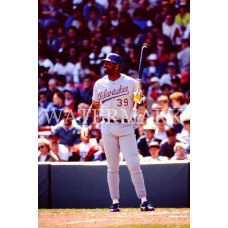 AA144 DAVE PARKER BREWERS ACTION Photo